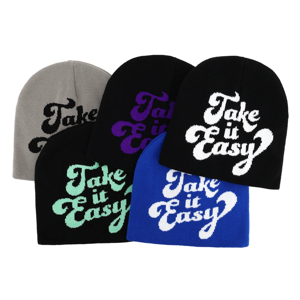 Y2K Butter Knit Ski Beanie – Soft Acrylic Winter Hat for Women & Men