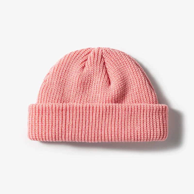 Korean Woolen Guapi Cap – Acrylic Knit Skull Cap for Men & Women