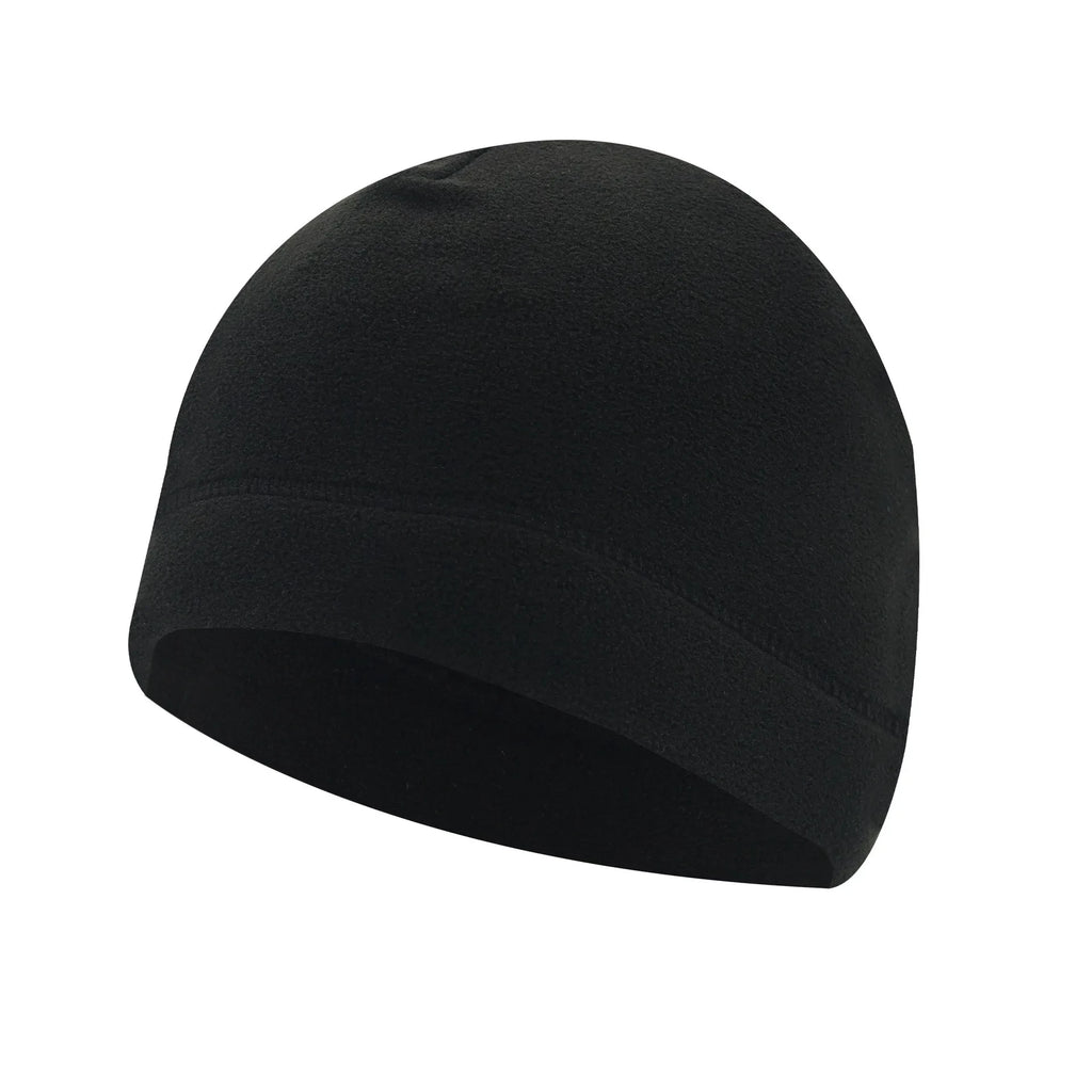 Windproof Fleece Ski Beanie – Polar Fleece Polyester Hat for Skiing & Cycling