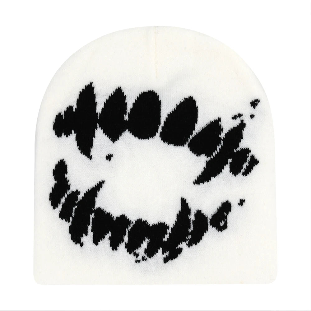 Y2K Letter Knit Beanie