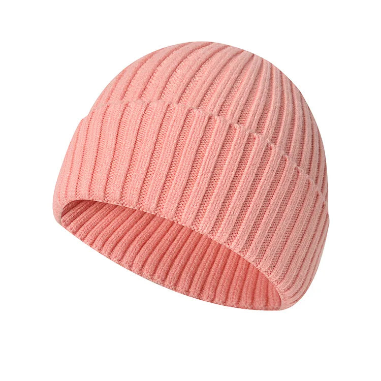 Yarn Knitted Warm Beanie – Multifunction Viscose Blend Hat for Men & Women