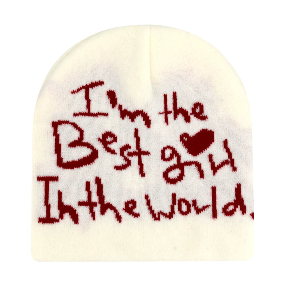Y2K Butter Knit Ski Beanie – Soft Acrylic Winter Hat for Women & Men
