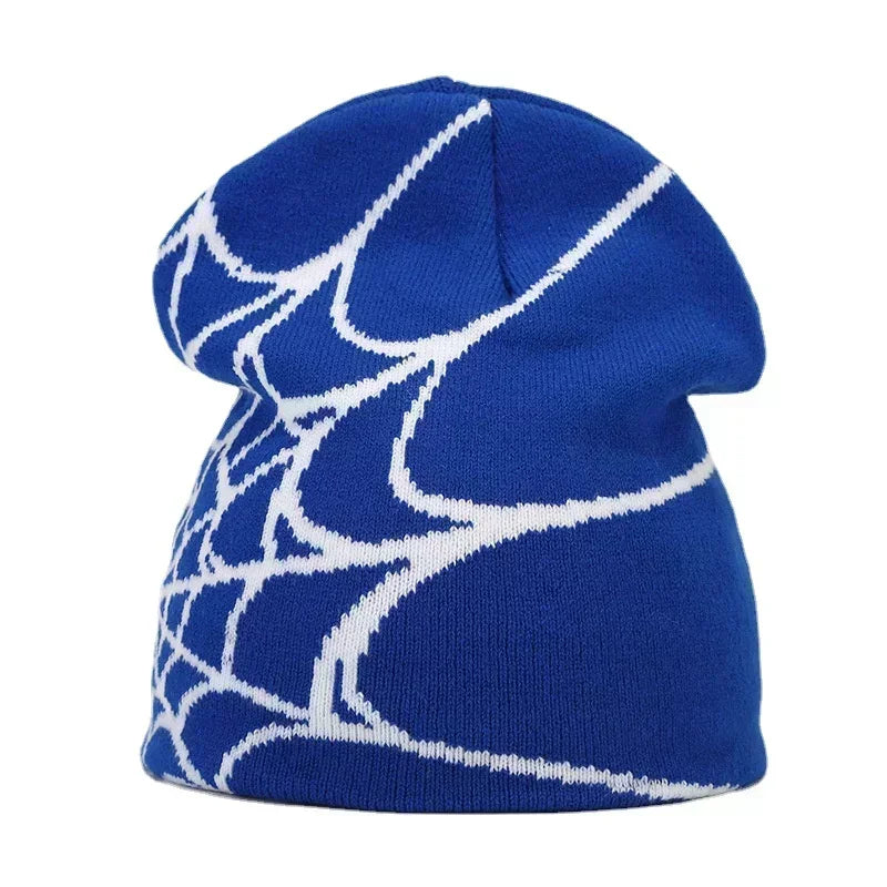 Y2K Letter Cargo Beanie – Polyester Knit Skull Cap for Men & Women