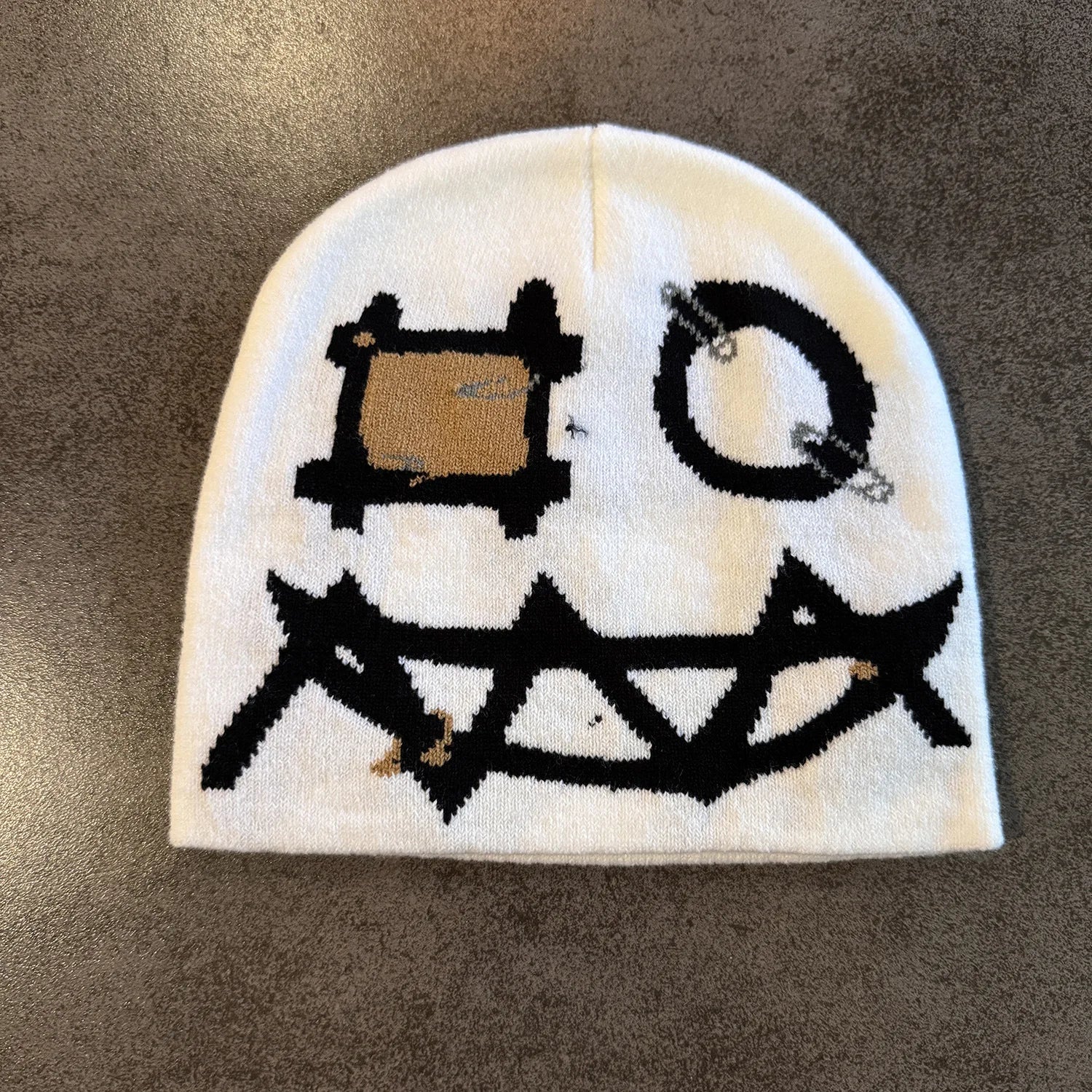 Y2K Letter Knit Beanie
