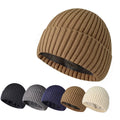 Velvet-Lined Beanie – Soft Luxury Knit Winter Hat for Men & Women