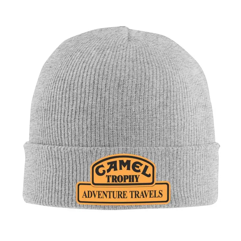 Camel Trophy Racing Beanie – 100% Acrylic Soft Knit Hat for Men & Women