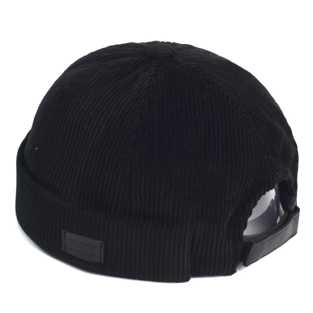 Retro Docker Beanie – Vintage Workwear Knit Hat for Men & Women