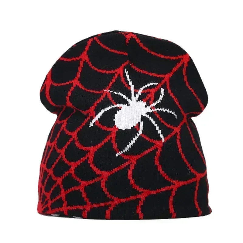 Y2K Letter Cargo Beanie – Polyester Knit Skull Cap for Men & Women
