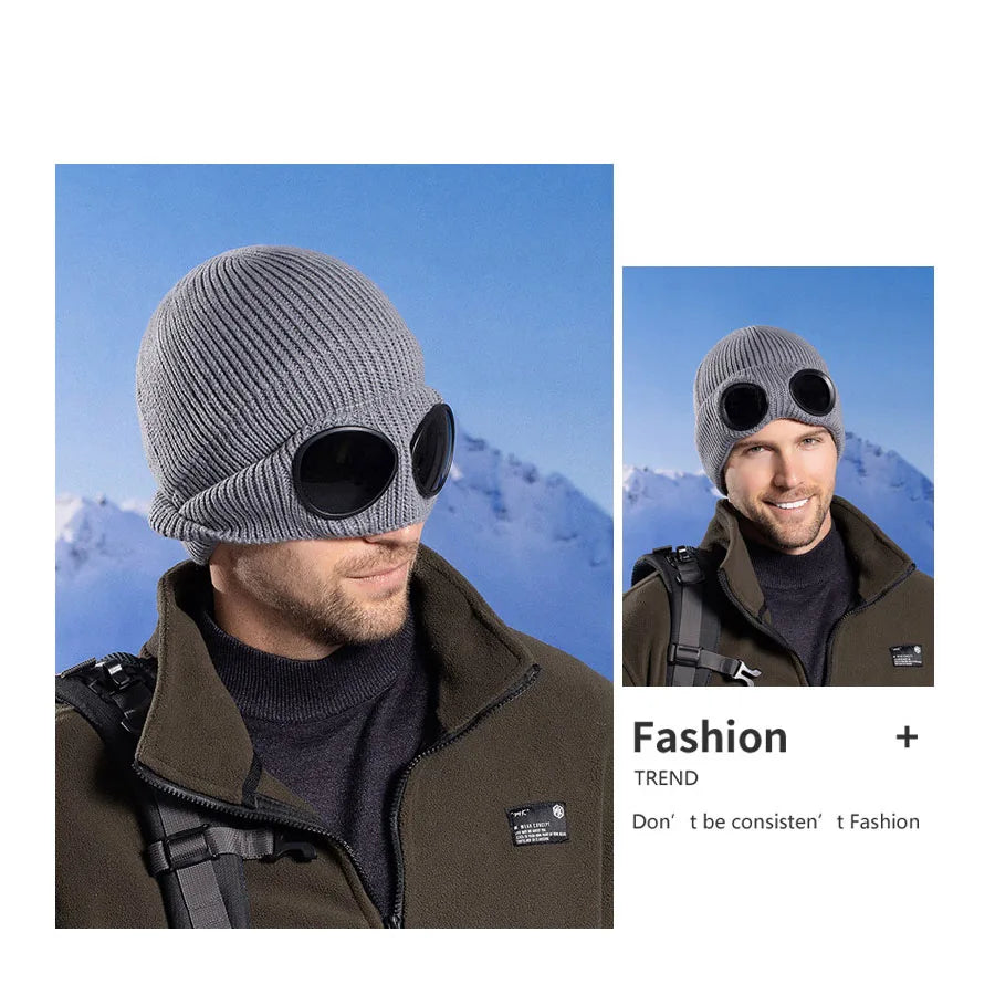 Knit Pom Pom Beanie – Cosy Unisex Winter Hat for Men & Women