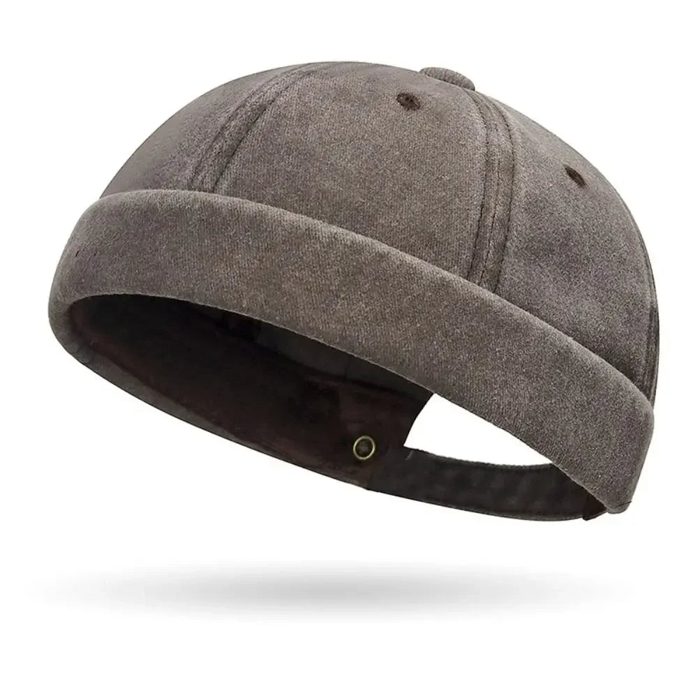 Hip Hop Street Beanie – Cotton Brimless Skullcap for Men & Women