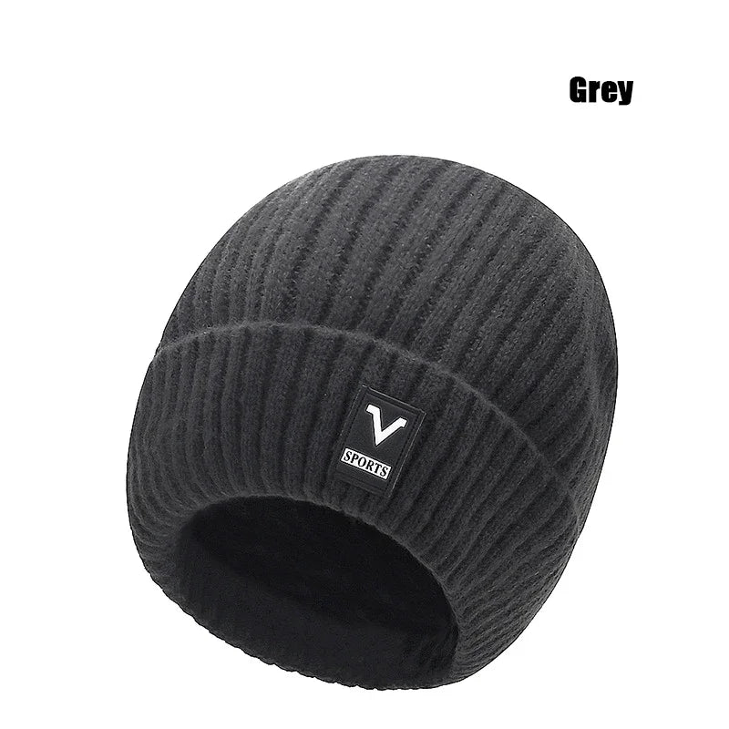 Slouchy Knit Skull Cap – Casual Acrylic Beanie for Men & Women