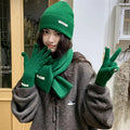 Beanie, Scarf & Gloves Set – Acrylic Blend 3-Piece Winter Accessory Set for Men & Women