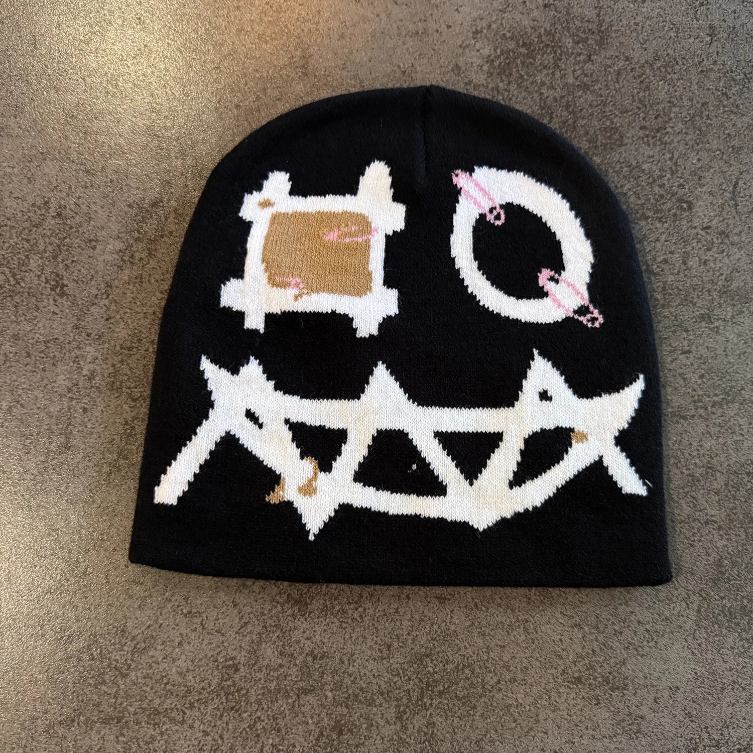 Y2K Letter Knit Beanie