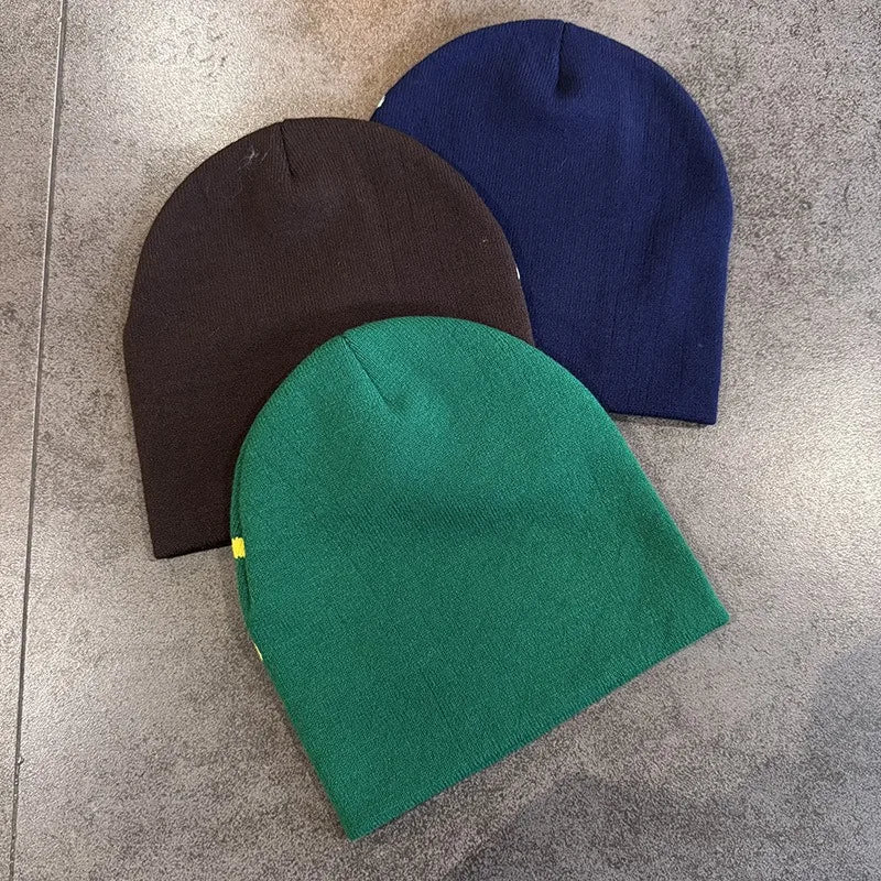 Tree Frog Print Beanie – Stretchy Knit Hat for Outdoor Sports & Streetwear