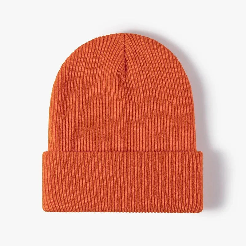 Solid Stretch Crochet Beanie