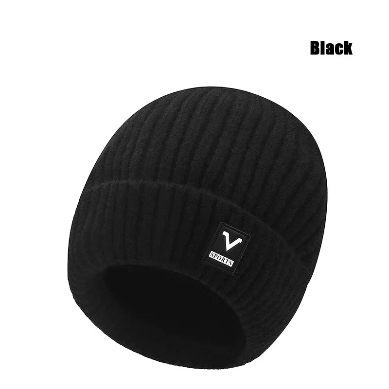 Slouchy Knit Skull Cap – Casual Acrylic Beanie for Men & Women