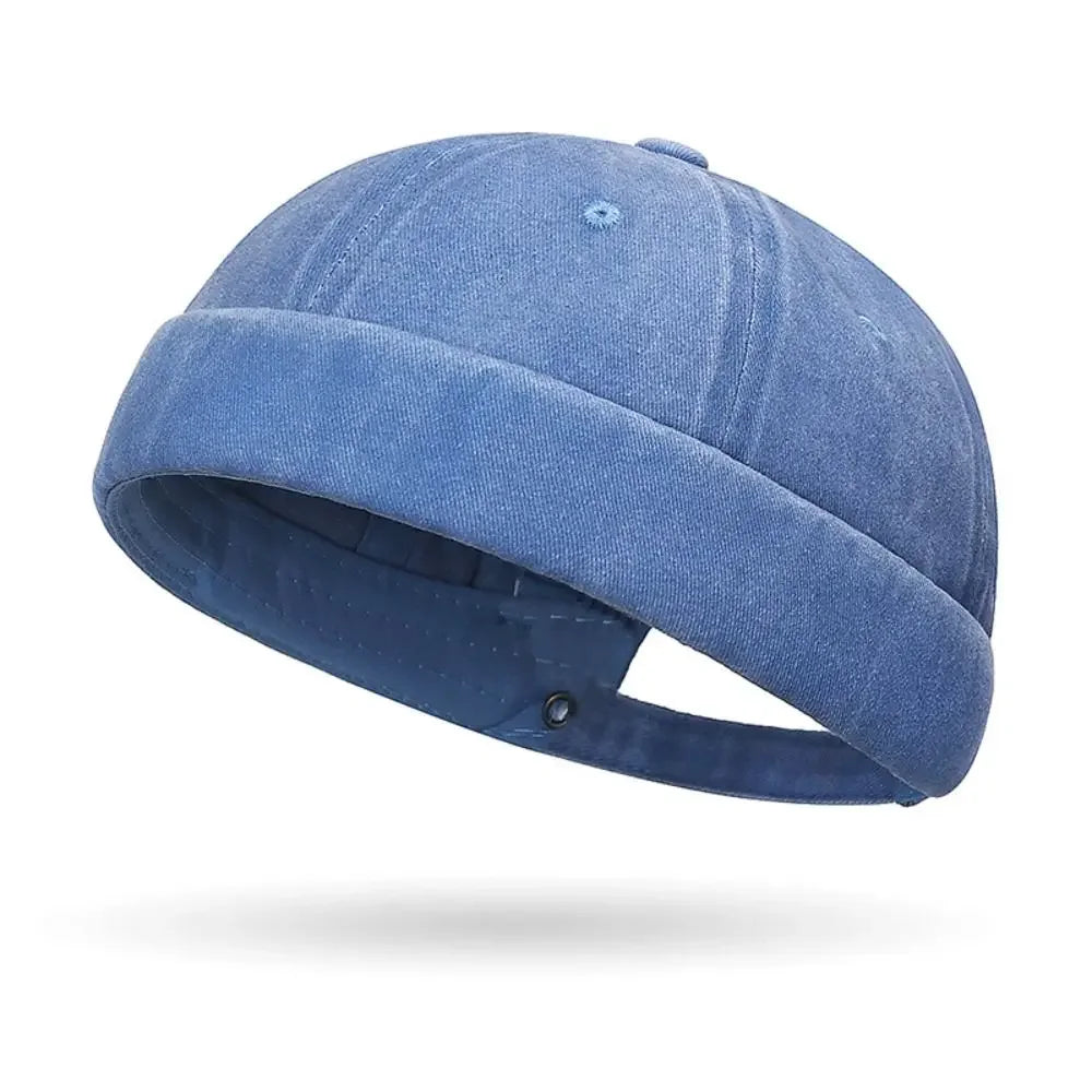 Hip Hop Street Beanie – Cotton Brimless Skullcap for Men & Women
