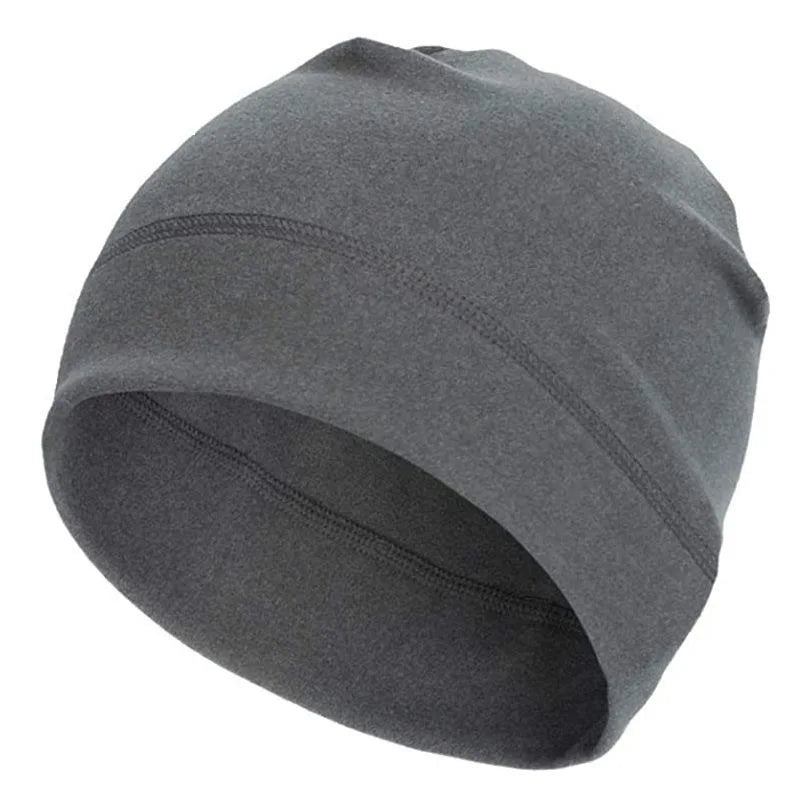 Fleece Cycling Beanie – Slim Helmet-Compatible Winter Hat for Cyclists & Runners