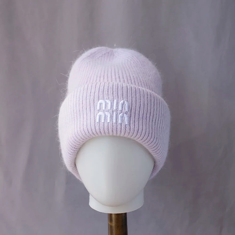 Real Rabbit Fur Beanie – Genuine Fur Luxury Winter Hat for Men & Women