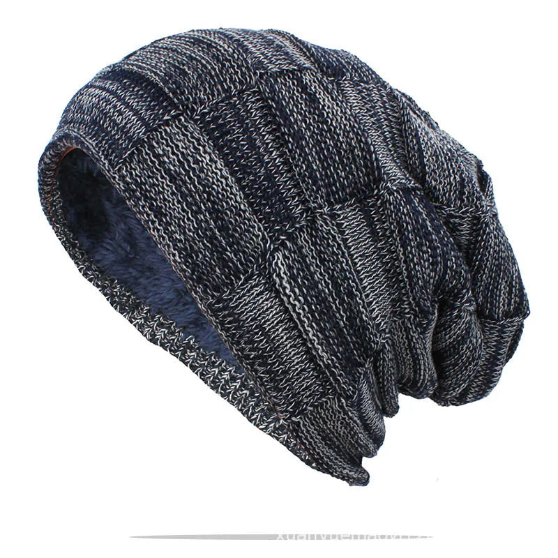 Wool Bobble Beanie – Polyester Solid Knit Pom Pom Hat for Men & Women