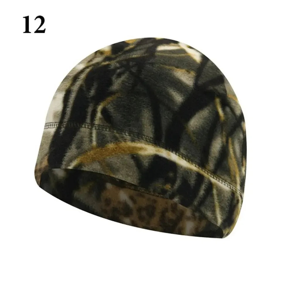 Fleece Ski Skull Cap – Windproof Cold-Proof Sports Hat for Cycling, Skiing & Running