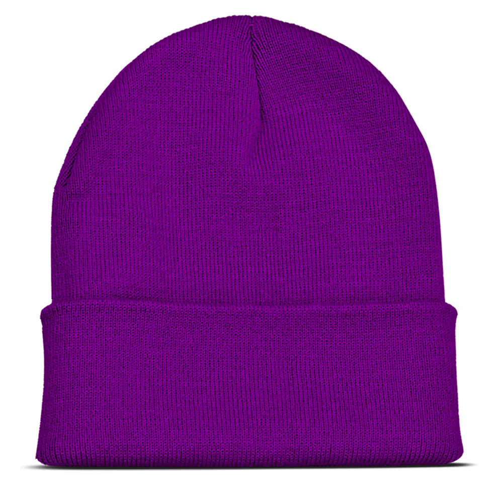 Custom Embroidery Name Beanie – Personalised Acrylic Letter Knit Hat for Men & Women