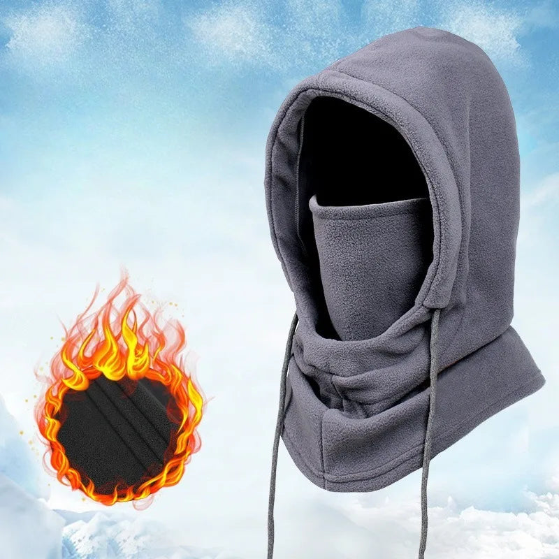 Fleece Thermal Balaclava – Windproof Plush Winter Face Mask for Men & Women