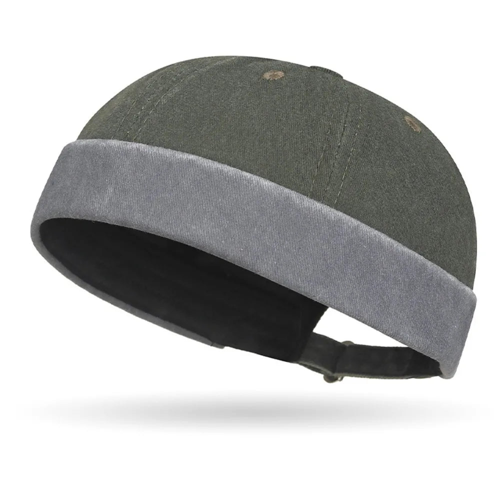 Hip Hop Street Beanie – Cotton Brimless Skullcap for Men & Women