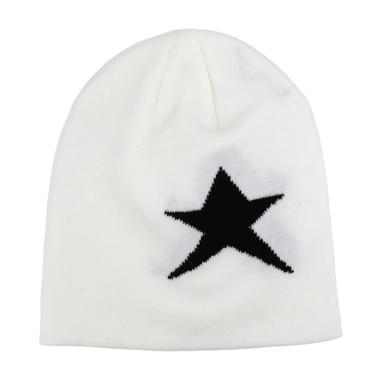 Y2K Letter Cargo Beanie – Polyester Knit Skull Cap for Men & Women