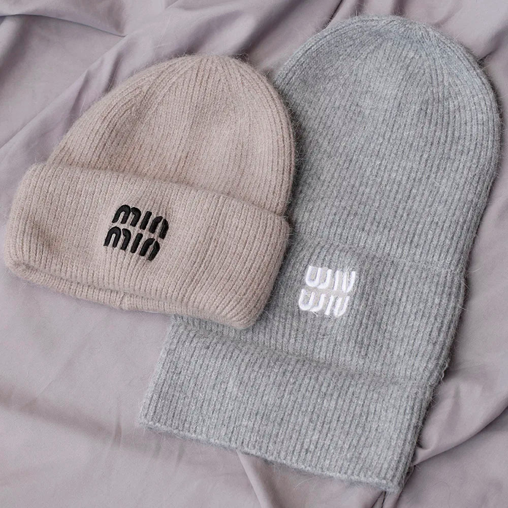 Real Rabbit Fur Beanie – Genuine Fur Luxury Winter Hat for Men & Women