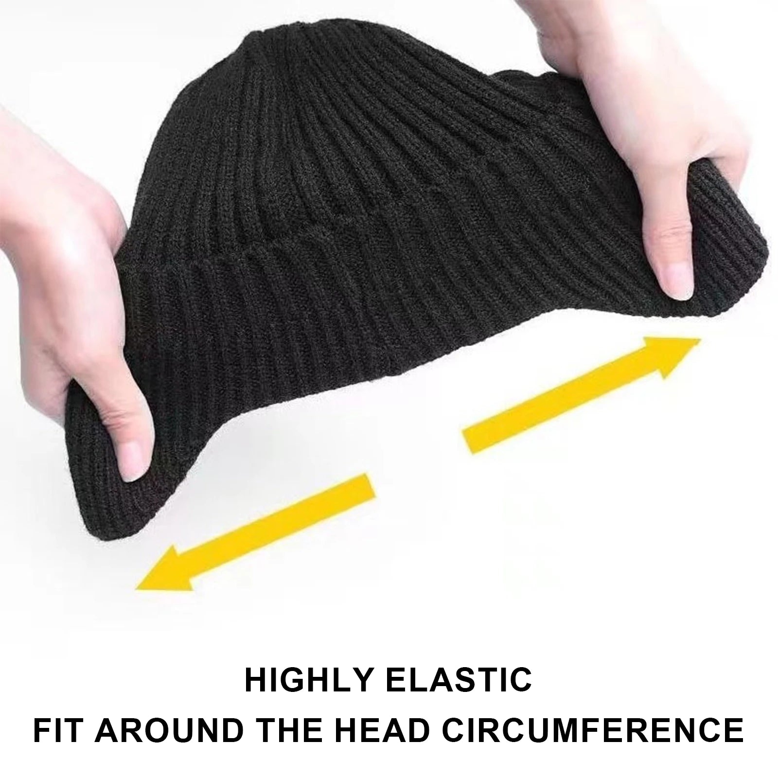 Fleece-Lined Earflap Beanie – Plush Knit Winter Hat with Visor for Men & Women