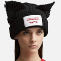 Cat Ear Crochet Beanie – Playful Handcrafted Knit Winter Hat for Women & Girls