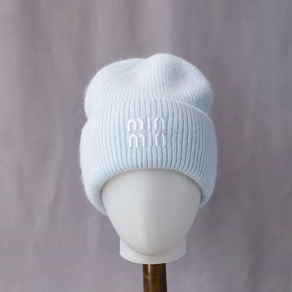 Real Rabbit Fur Beanie – Genuine Fur Luxury Winter Hat for Men & Women