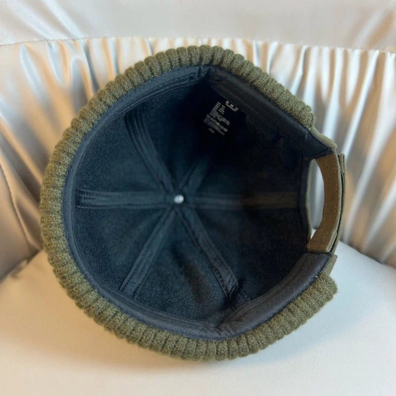 Melon Skin Sailor Beanie – Brimless Casual Street Hat for Men & Women