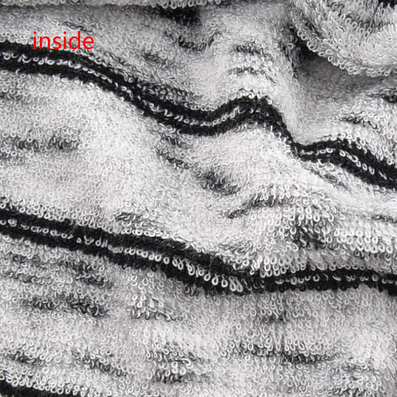 Striped Slouch Beanie – Polyester Viscose Knit Slouchy Hat for Men & Women