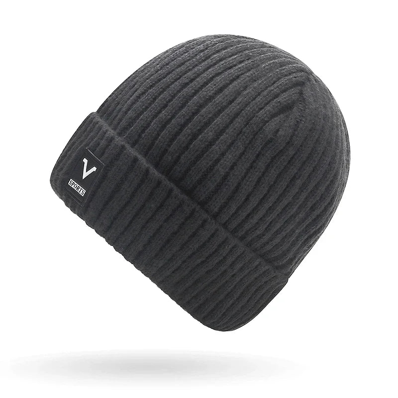 Slouchy Knit Skull Cap – Casual Acrylic Beanie for Men & Women