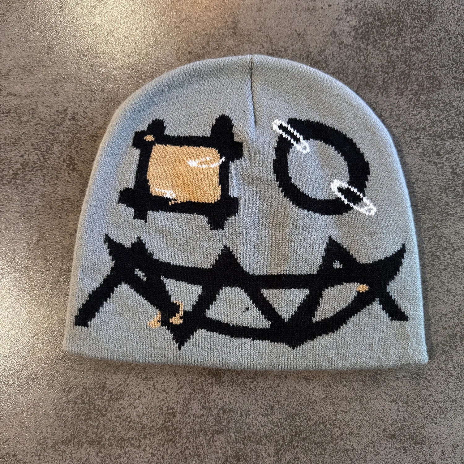 Y2K Letter Knit Beanie