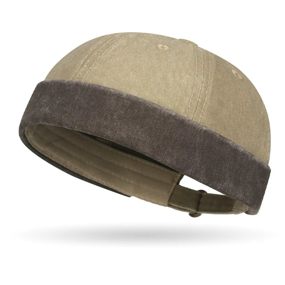 Hip Hop Street Beanie – Cotton Brimless Skullcap for Men & Women