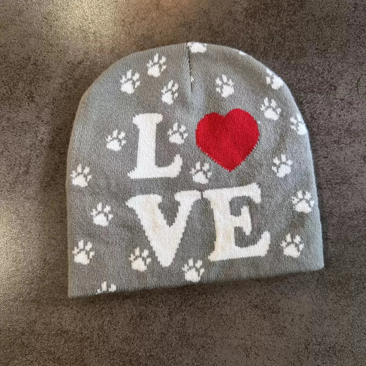 Y2K Letter Knit Beanie