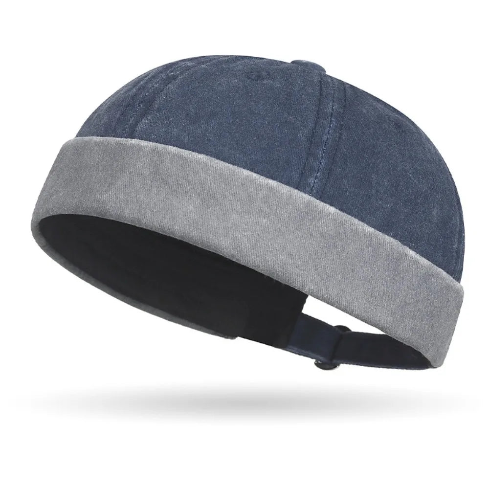 Hip Hop Street Beanie – Cotton Brimless Skullcap for Men & Women