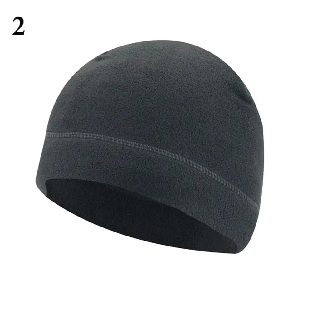 Fleece Ski Skull Cap – Windproof Cold-Proof Sports Hat for Cycling, Skiing & Running