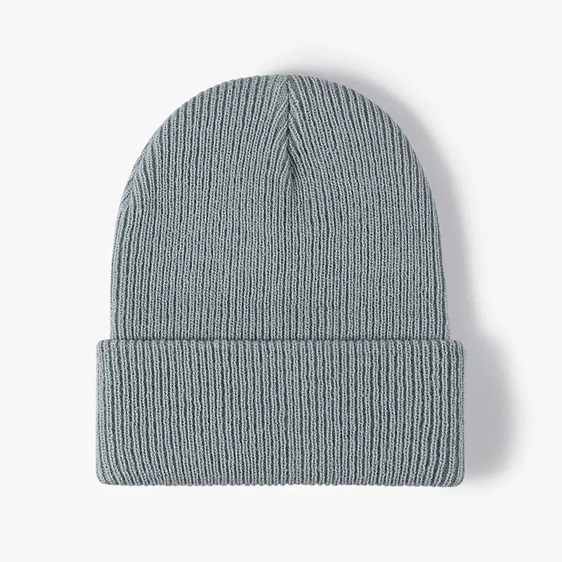 Solid Stretch Crochet Beanie