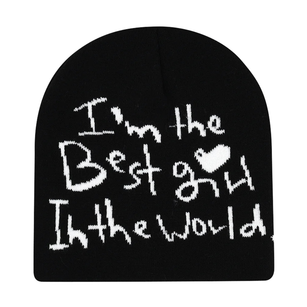 Y2K Butter Knit Ski Beanie – Soft Acrylic Winter Hat for Women & Men