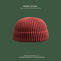 Wool Melon Beanie – Cotton Polyester Warm Knit Skull Cap for Men & Women