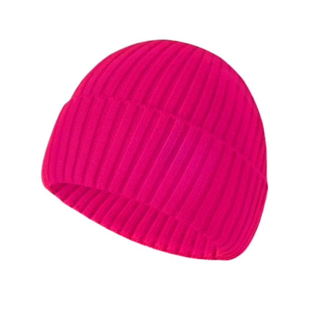 Yarn Knitted Warm Beanie – Multifunction Viscose Blend Hat for Men & Women