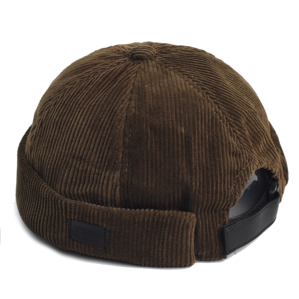 Retro Docker Beanie – Vintage Workwear Knit Hat for Men & Women