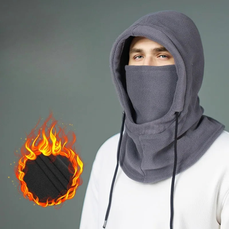 Fleece Thermal Balaclava – Windproof Plush Winter Face Mask for Men & Women