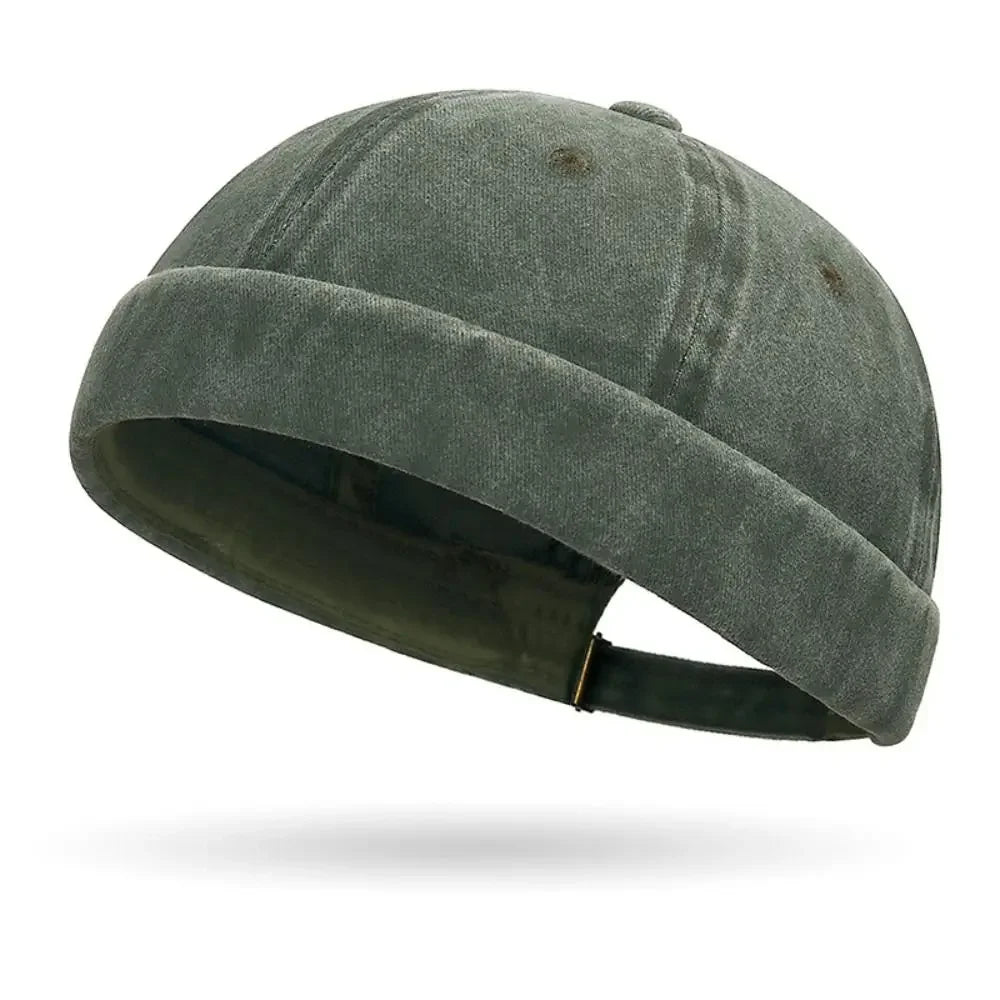 Hip Hop Street Beanie – Cotton Brimless Skullcap for Men & Women