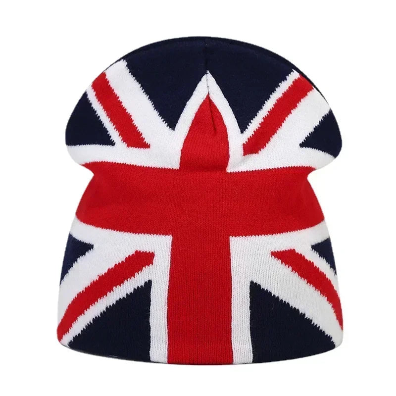 Y2K Letter Cargo Beanie – Polyester Knit Skull Cap for Men & Women