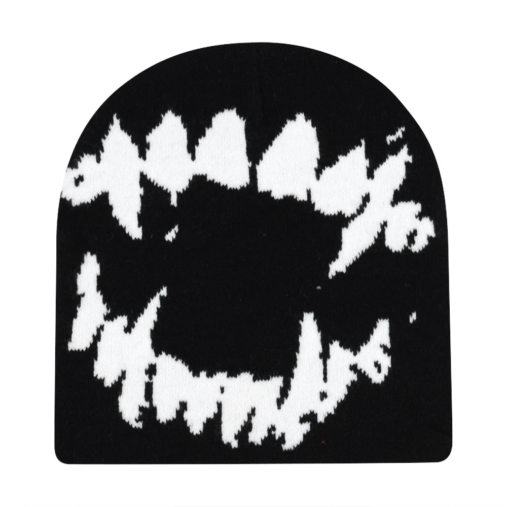 Y2K Letter Knit Beanie